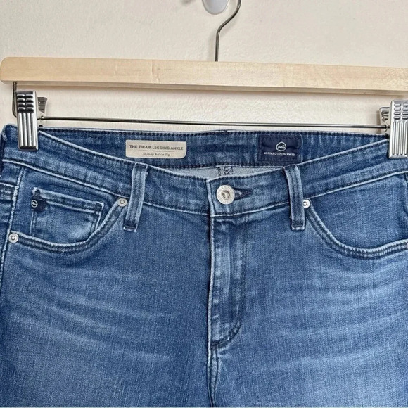 ADRIANO GOLDSCHMIED Womens 27 AG Ankle-Zip Legging  Jeans - Picture 12 of 16